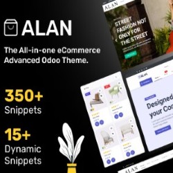 Popular Odoo website themes Alan V15.0